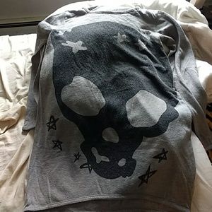 Oversised Skull Sweater Shirt